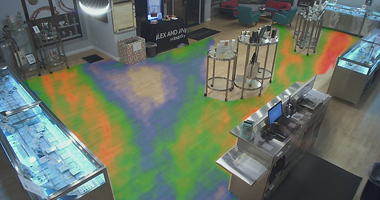 infrared-tracking People Counting in Shopping Mall